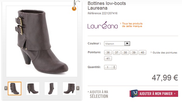 Low-boot-laureana Low Boots à rabat Lauréana