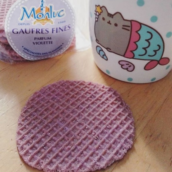 semaine 15 2019 gaufres fines violette