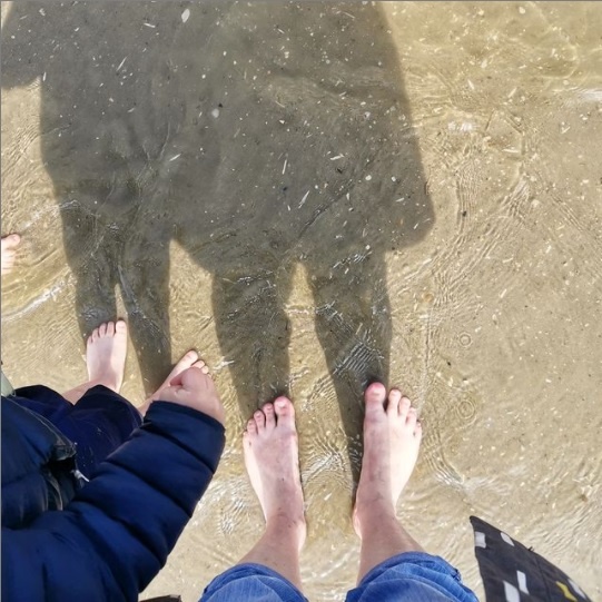 sortie mer plage avec des élèves de maternelle en étant brigade zil